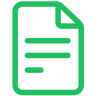 Icon representing ability to provide relevant content by answering specific question.
