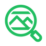 Icon representing Skimming AI's automated image analysis for quick and accurate insights.
