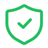 Icon representing total safety and privacy, ensuring confidential and secure processing of content.