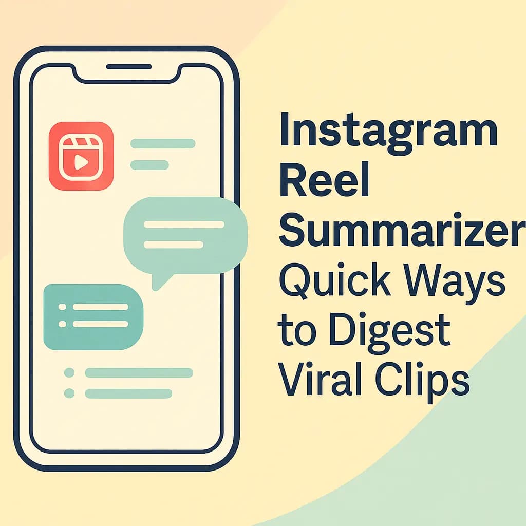 Instagram Reel Summarizer: Instant Insights from Short Videos