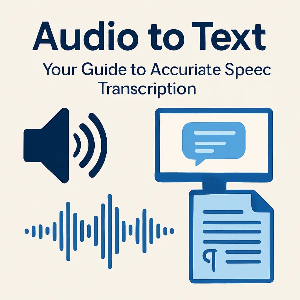 Audio to Text: Your Guide to Accurate Speech Transcription