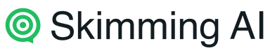 Skimming AI logo, representing features like chat with PDFs, chat with videos, youtube transcript